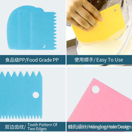 100% Silicone Cake Cream Scraper Scraper Scraper